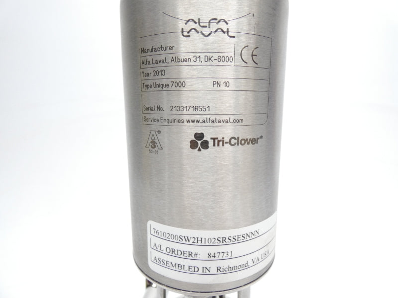 ALFA LAVAL 7610200SW2H102SRSSESNNN NSMP