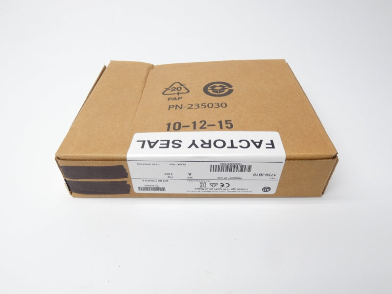 ALLEN BRADLEY 1756-IB16 SER. A F/W 3.004 12/24VDC DATE: 2015 NSFS