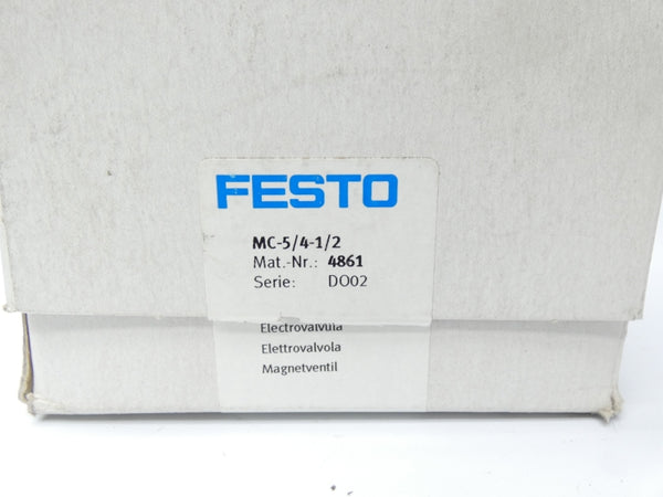 FESTO MC-5/4-1/2 4861 (AS PICTURED) NSMP