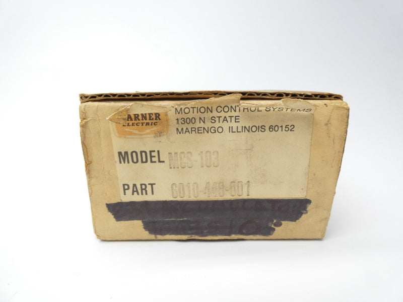 WARNER ELECTRIC MCS-103 6010-448-001 115V NSMP