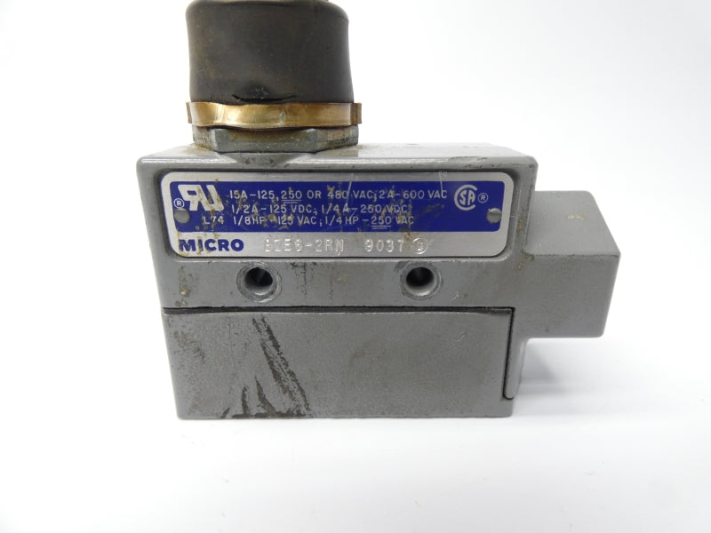 MICRO SWITCH BZE6-2RN 600VAC 2A (GRAY) UNMP
