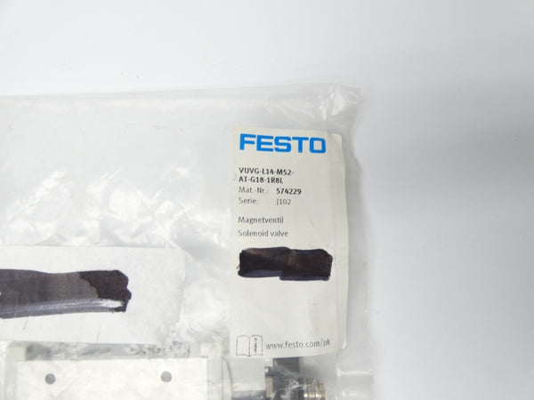 FESTO VUVG-L14-M52-AT-G18-1R8L 574229 24VDC NSMP
