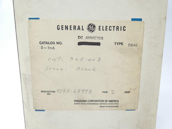 GENERAL ELECTRIC DB40 NSMP