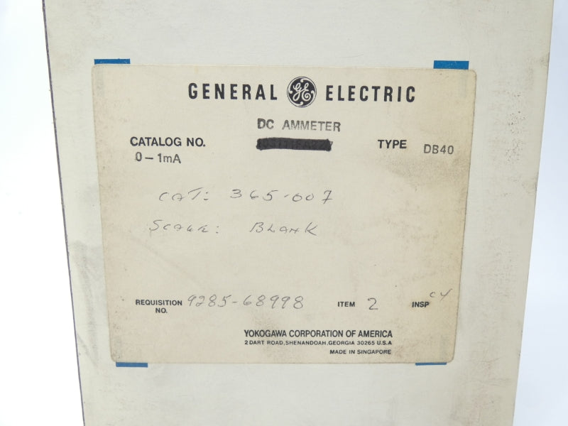 GENERAL ELECTRIC DB40 NSMP
