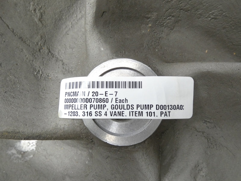 GOULDS PUMP D00130A02-1203 2" 14" NSNP