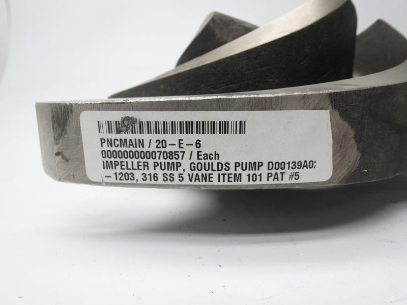 GOULDS PUMP D00139A02-1203 57590 32227 2" 13" UNMP