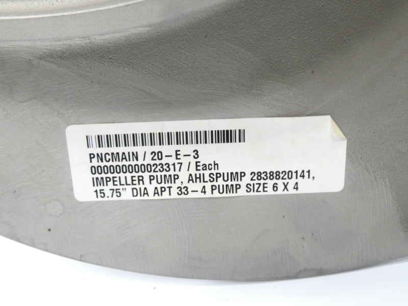 AHLS PUMP 2838820141 1-1/2" 15-1/2" NSNP