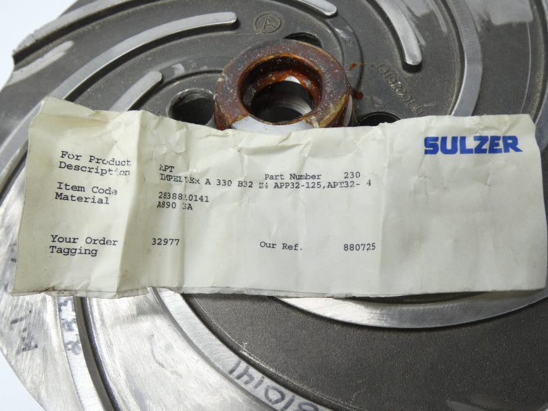 SULZER 2838810141 A8903A 1-1/2" 13" NSNP