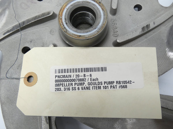 GOULDS PUMP RB10542-203 316SS6 1" 13" UNMP