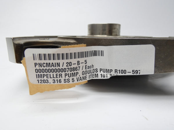 GOULDS PUMP R100-597-1203 316SS5 1" 9-1/2" NSNP