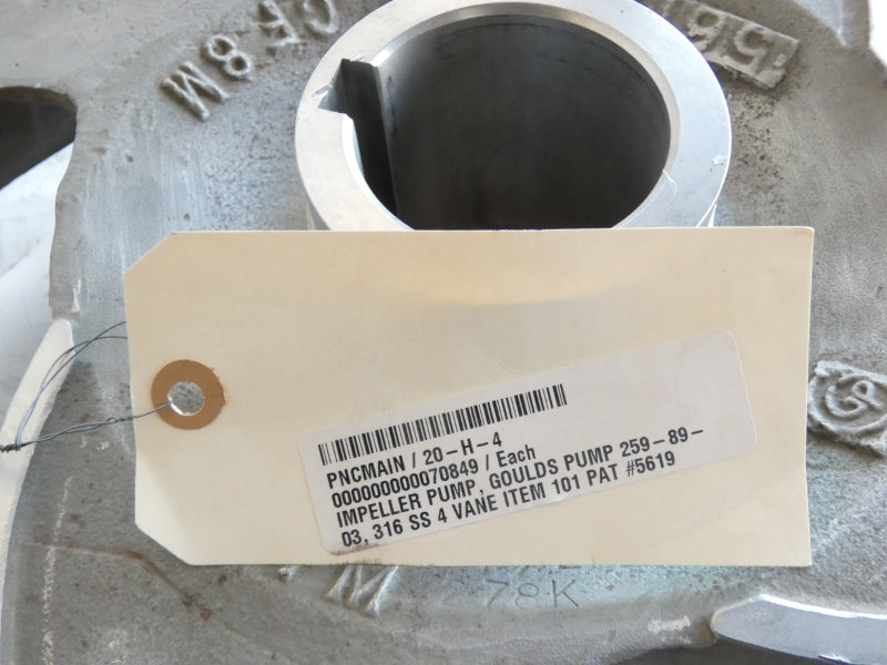 GOULDS PUMP 259-89-03 316SS4 2-3/4" 18" UNMP