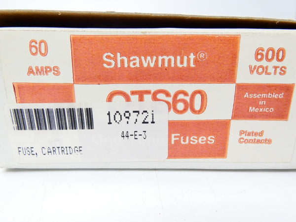 GOULD SHAWMUT OTS60 600VAC 60A (PKG OF 10) NSMP