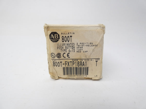 ALLEN BRADLEY 800T-FXTP16RA1 SER. T 120V (GY/BL) NSMP