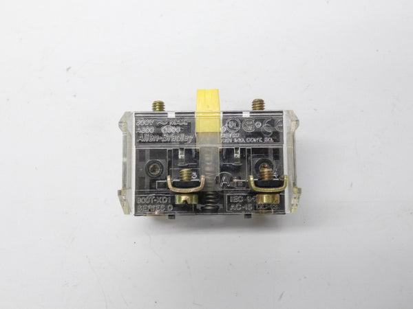 ALLEN BRADLEY 800T-XD1 SER. D 600V (GY/BL) NSMP