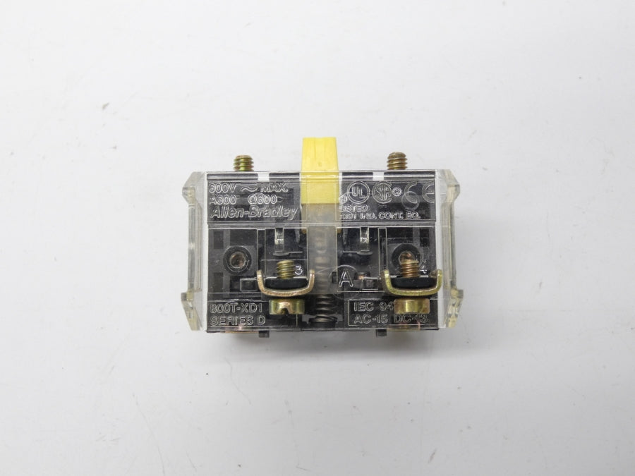 ALLEN BRADLEY 800T-XD1 SER. D 600V (GY/BL) NSMP