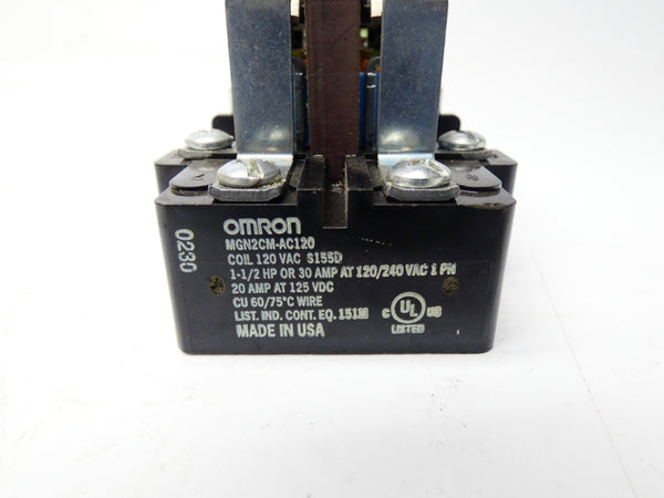 OMRON MGN2CM-AC120 120/240VAC 20A NSNP