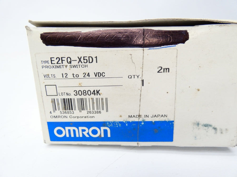 OMRON E2FQ-X5D1 12-24VDC 2M NSMP
