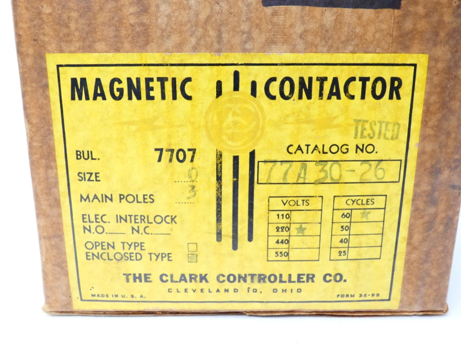 CLARK 77A30-26 220V NSMP