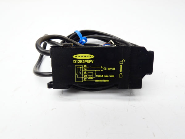 BANNER ENGINEERING D12E2P6FV 50841 10-30VDC NSMP