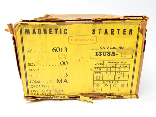 CLARK 13U3A-16 110-120V NSMP