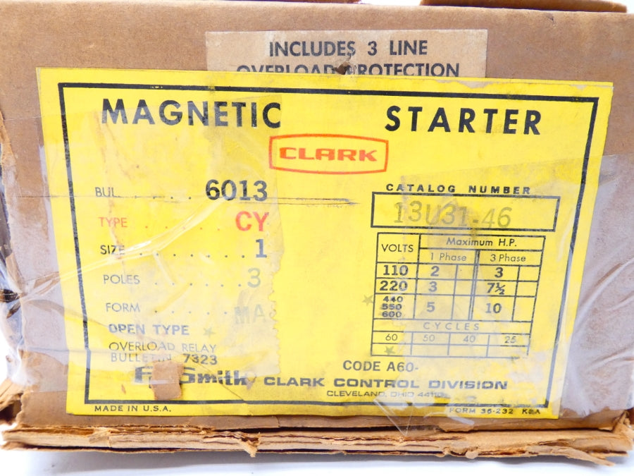 CLARK 13U31-46 110-120V NSMP