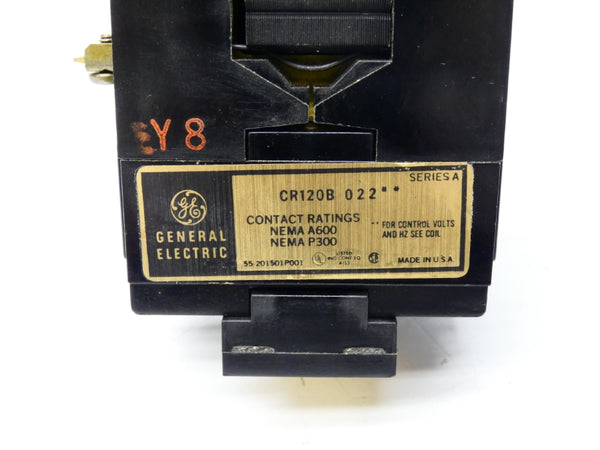 GENERAL ELECTRIC CR120B02202 SER. A 115V NSNP