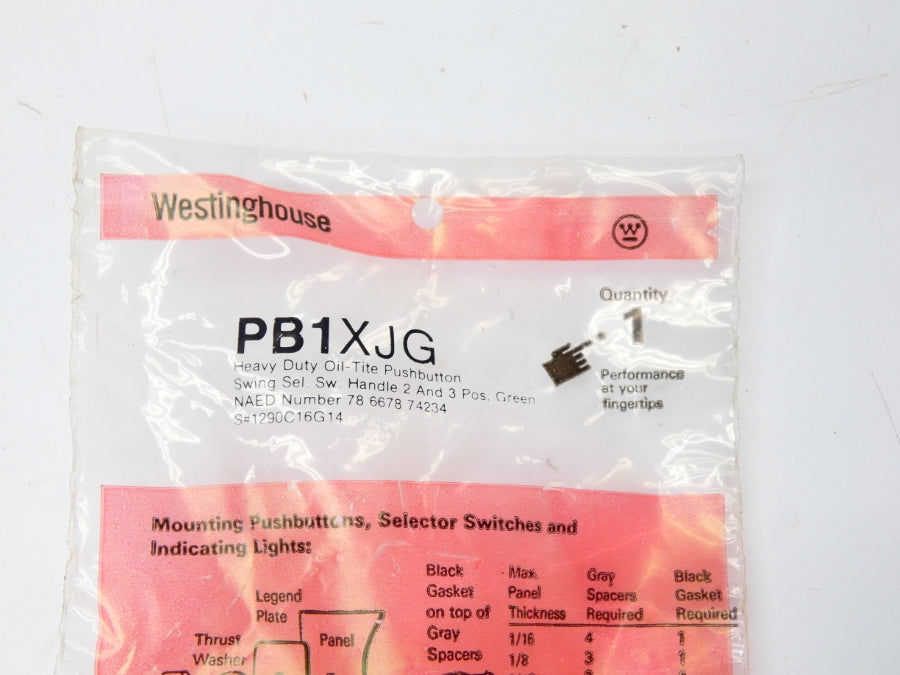 WESTINGHOUSE PB1XJG NSMP
