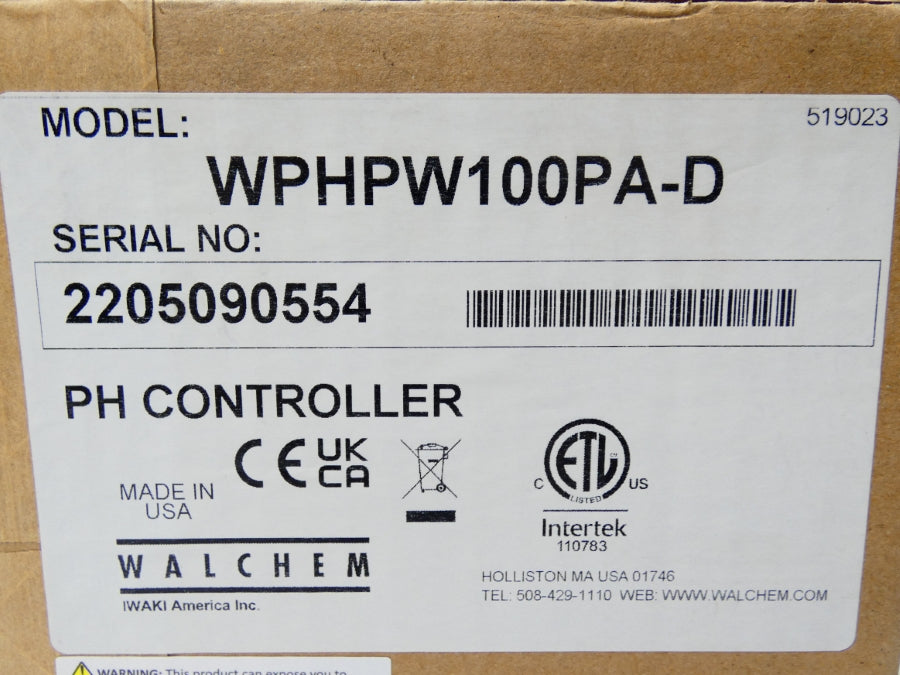 WALCHEM WPHPW100PA-D 100-240VAC 7.0A NSMP
