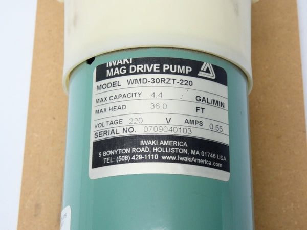 IWAKI WMD-30RZT-220 220V 0.55A NSMP