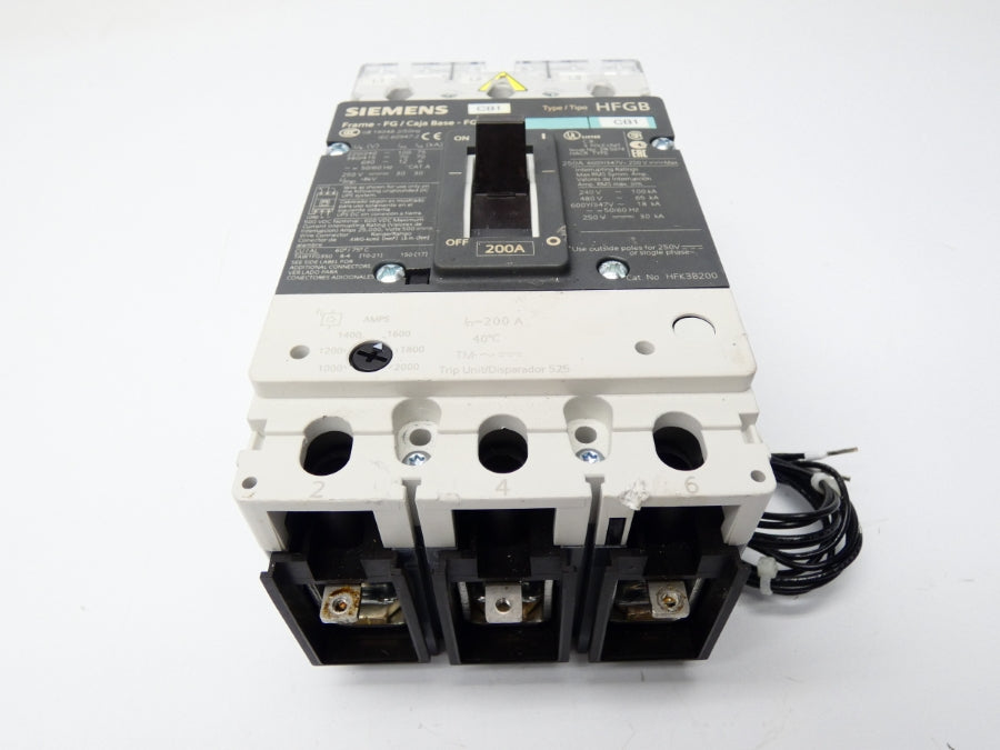 SIEMENS HFK3B200 3VL3525-3RR30-0AA0 600V 200A UNMP