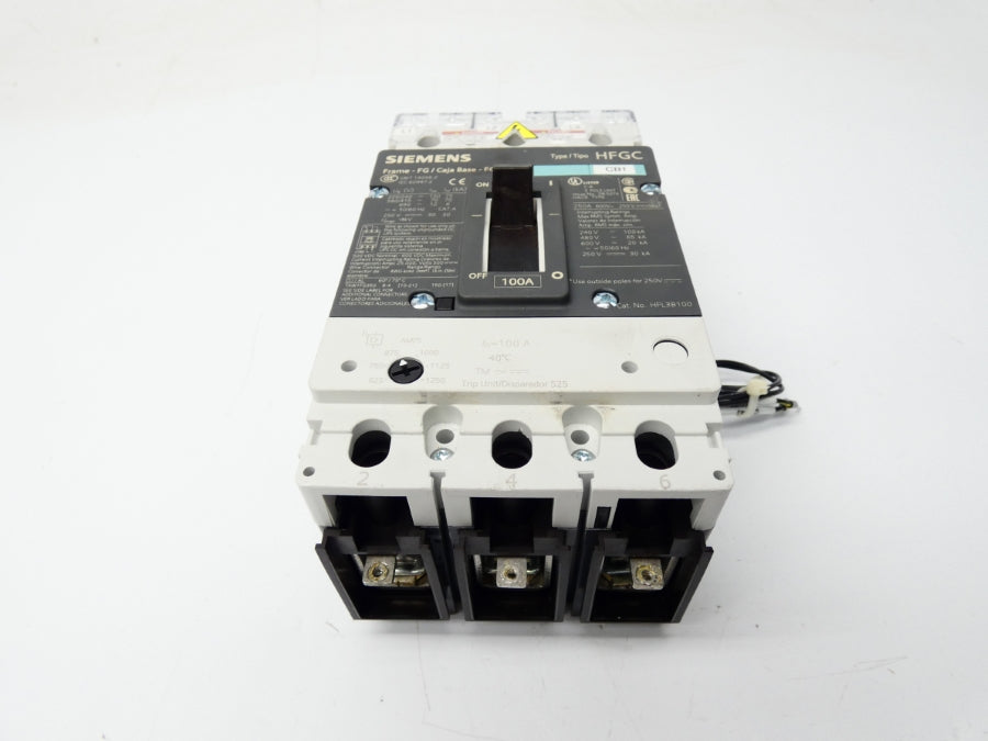 SIEMENS HFL3B100 3VL3125-3RR30-0AA0 600V 100A UNMP