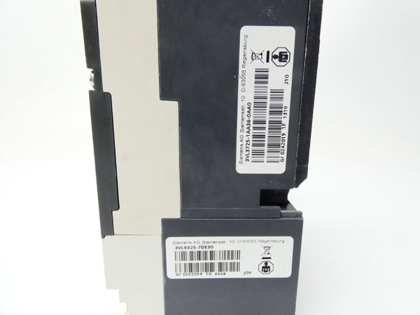 SIEMENS 3VL3725-1AA36-0AA0 600V 250A UNMP