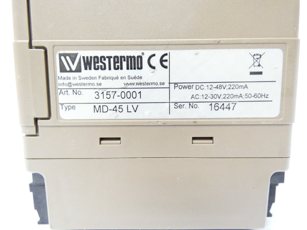 WESTERMO 3157-0001 MD-45LV 12-48VDC UNMP
