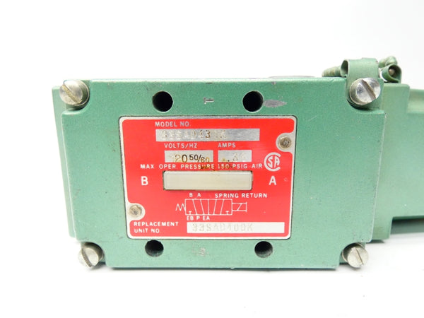 NUMATICS 33SAD431K 33SAD400K 120V .36A 150PSI UNMP