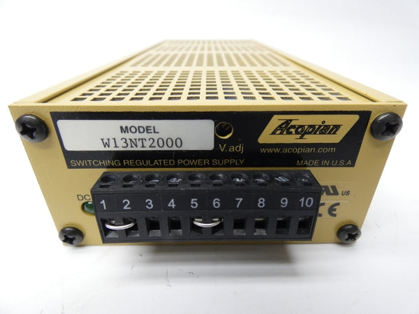 ACOPIAN W13NT2000 NSNP