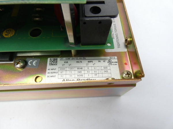 ALLEN BRADLEY 1336-BRF50-AN-EN SER. B 460V  (AS PICTURED) NSMP