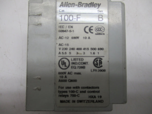 ALLEN BRADLEY 100-FA02 SER.B 690V 10A UNMP
