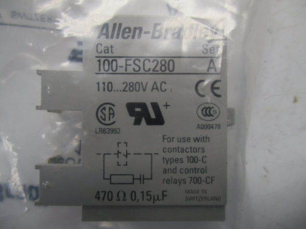 ALLEN BREADLEY 100-FSC280 110-280VAC NSMP