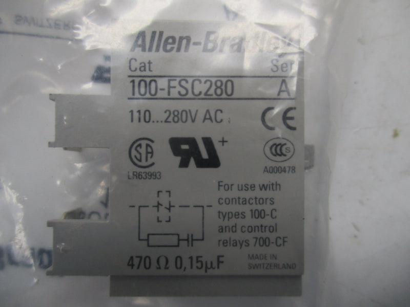 ALLEN BREADLEY 100-FSC280 110-280VAC NSMP