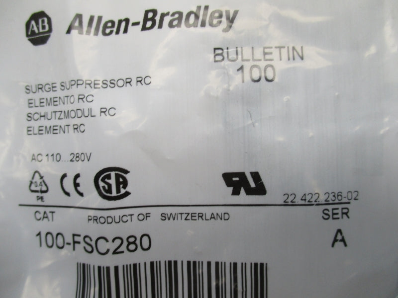 ALLEN BREADLEY 100-FSC280 110-280VAC NSMP