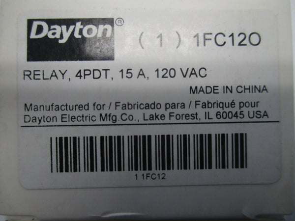 DAYTON 1FC120 120VAC 15A USED
