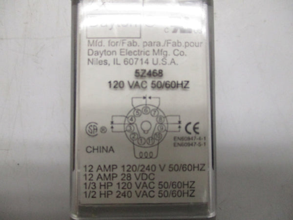 DAYTON 5Z468 120VAC  12A NSNP
