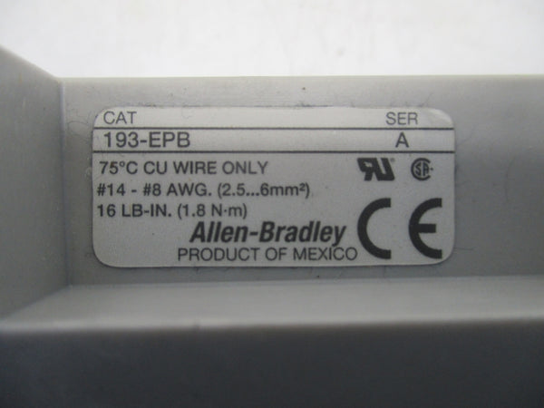 ALLEN BRADLEY 193-EPB SER.A NSNP
