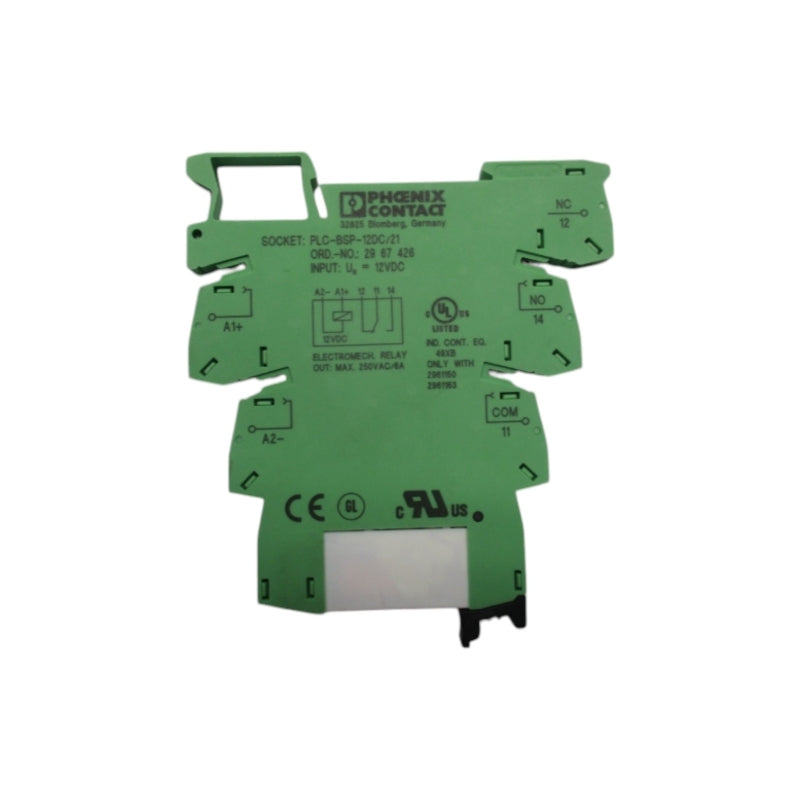 PHONEIX CONNTECT PLC-BSC-12DC/21 2967426 12VDC NSNP
