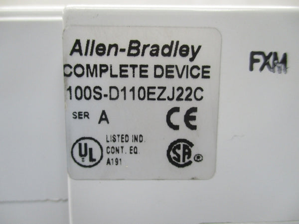 ALLEN BRADLEY 100-SD110EZJ22C SER.A 24VDC 100A NSNP