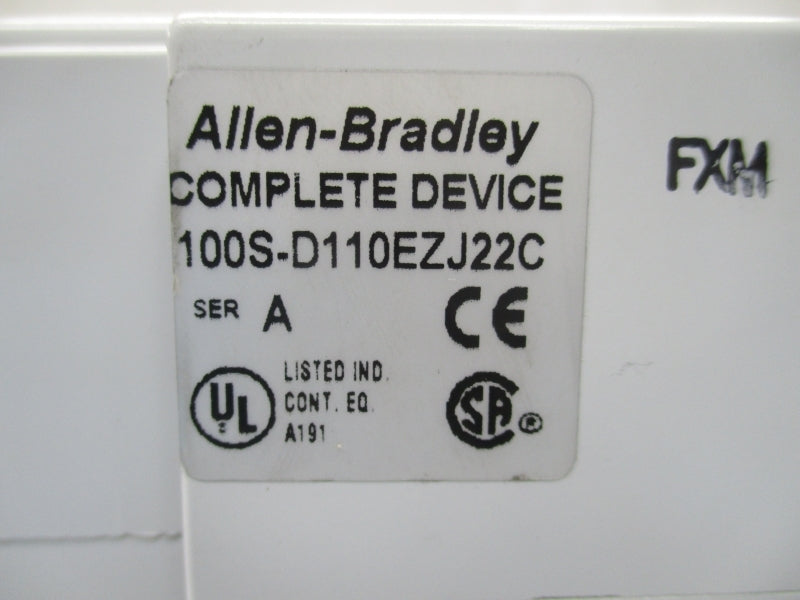 ALLEN BRADLEY 100-SD110EZJ22C SER.A 24VDC 100A NSNP