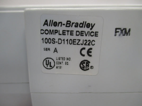 ALLEN BRADLEY 100-SD110EZJ22C SER.A 24VDC 100A (BR/WH) NSMP