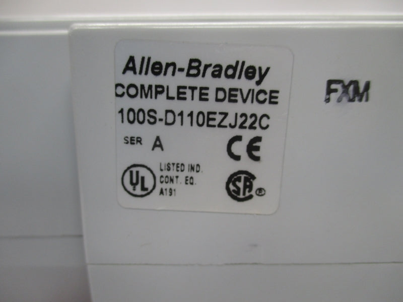 ALLEN BRADLEY 100-SD110EZJ22C SER.A 24VDC 100A (BR/WH) NSMP