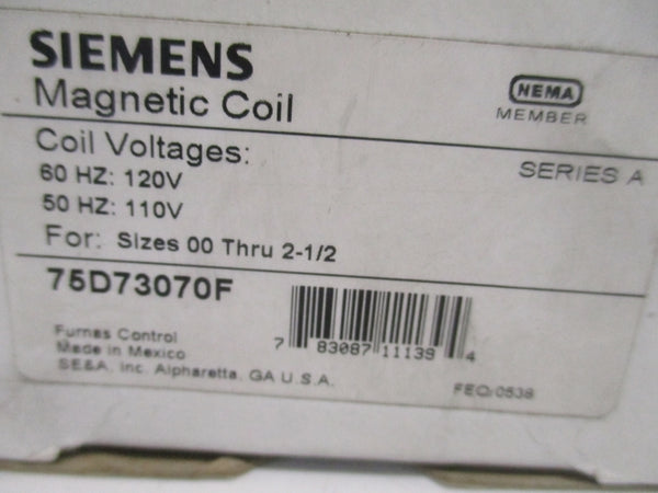 SIEMENS 75D73070F SER.A 110-120V NSMP