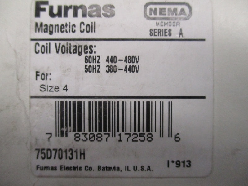 FURNAS 75D70131H SER.A 440-480VAC NSMP